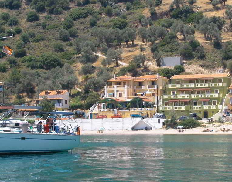 Nereides Seaside Apartments Marathókampos Exteriör bild